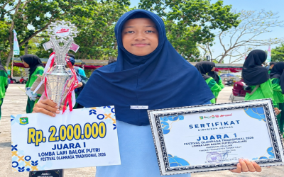Kembali Ukir Prestasi! Siswa MAN Tanah Laut Juara 1 Lari Balok pada Festival Olahraga Tradisional 2026