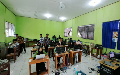 Peserta OSN MAN Tanah Laut Jalani Uji Coba Menuju Kompetisi OSN Kabupaten 2026